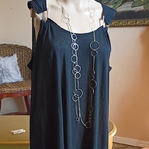 Lane Bryant Black Sleeveless Sundress